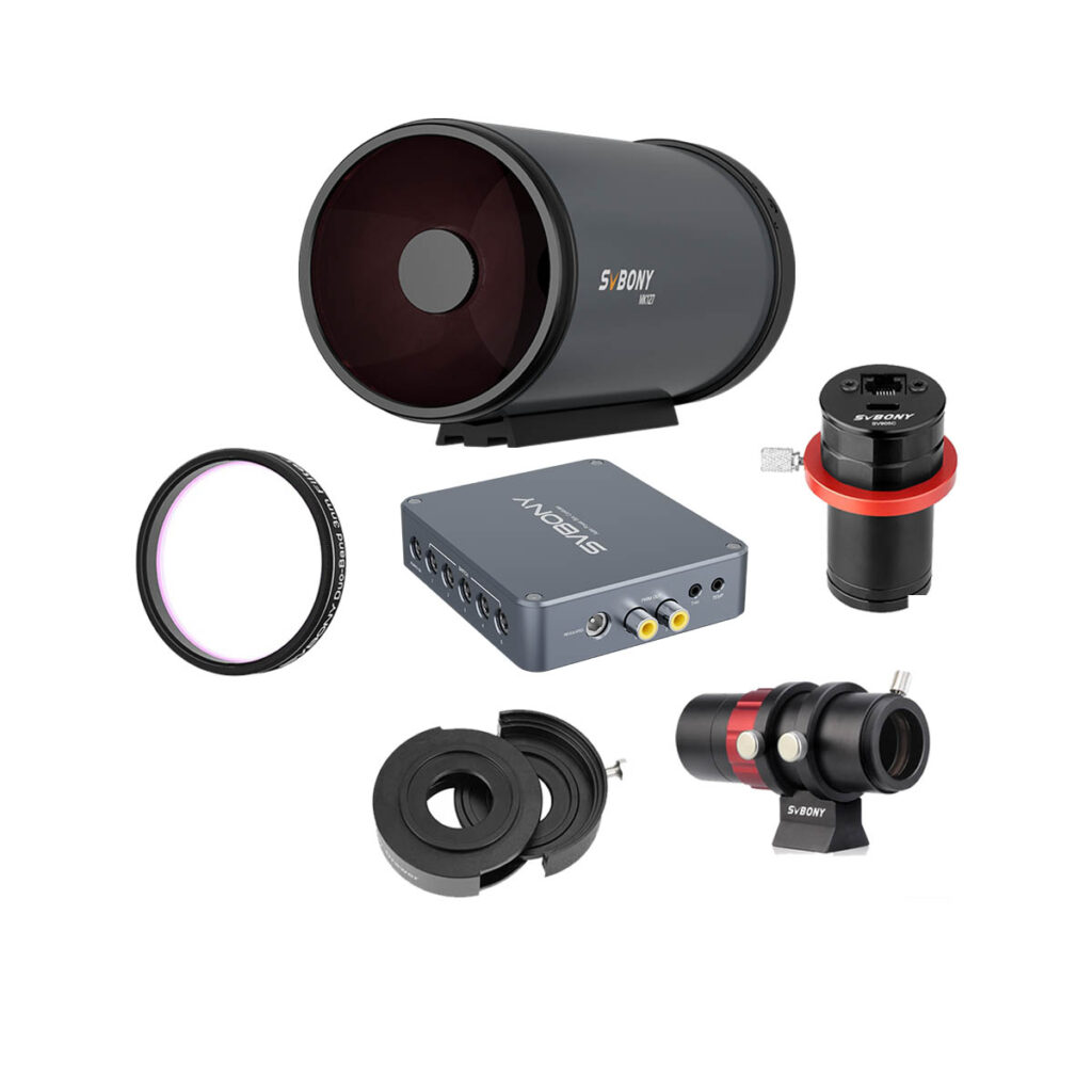 MK127天体撮影セット オートガイド撮影セット・SV241 Pro・SV220 3nm H-Alpha&OIII フィルター付き